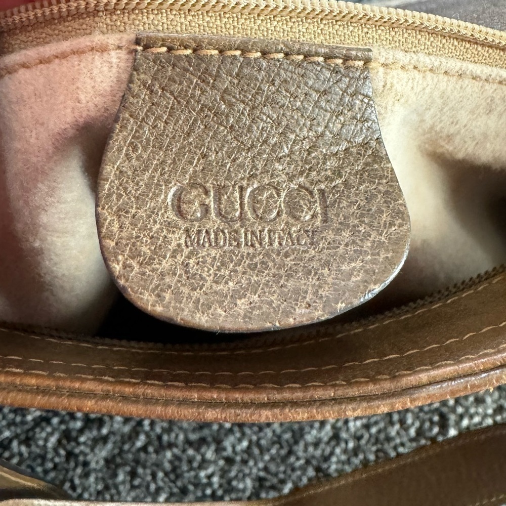 Gucci vintage large purse with insert - Picture 6 of 16